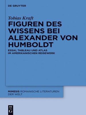 cover image of Figuren des Wissens bei Alexander von Humboldt